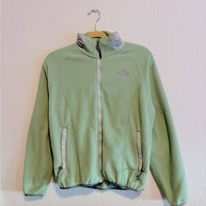 Vintage The North Face Mint Green Fleece Jacket